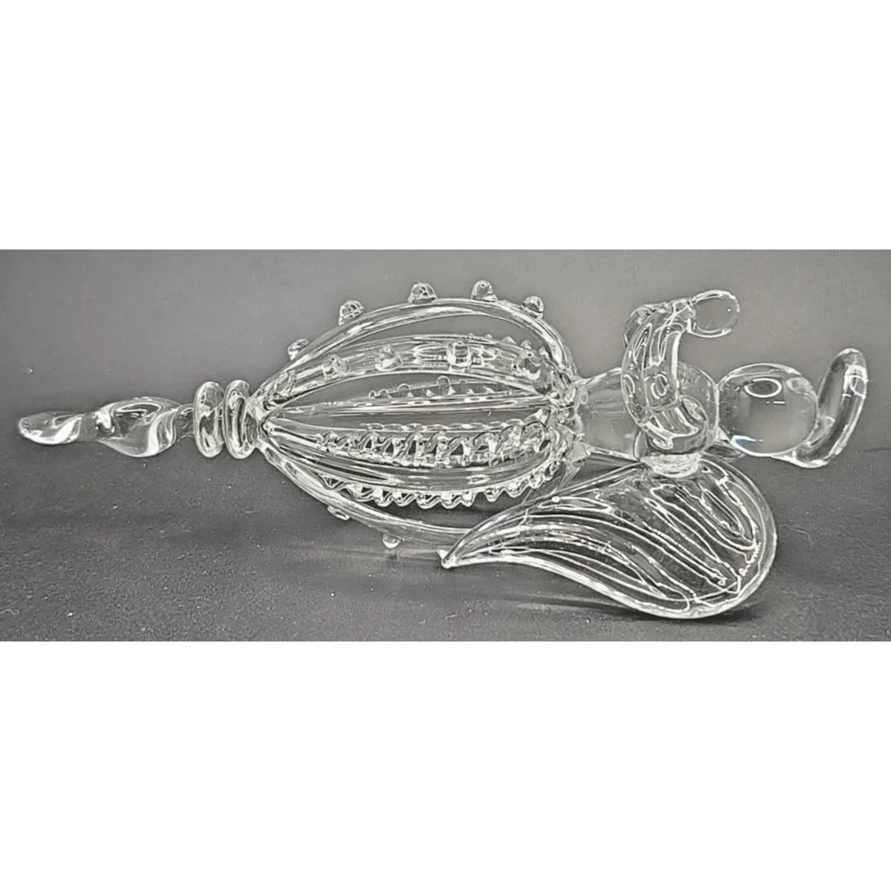 Vtg and‎ Blown Clear Spun Glass 6